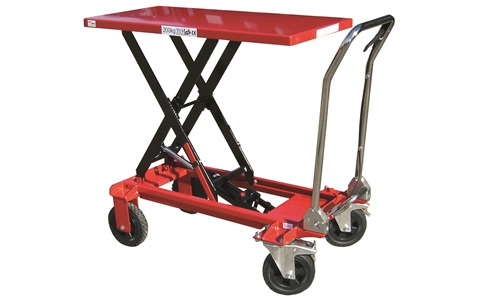 Mobile Scissor Lift Table - Lift Height: 420-1000mm - Weight: 115kg - Capacity: 800kg