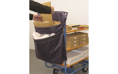 Single pocket trolley sack - Packs of 10 - Overall Size  H750mm x W600mm