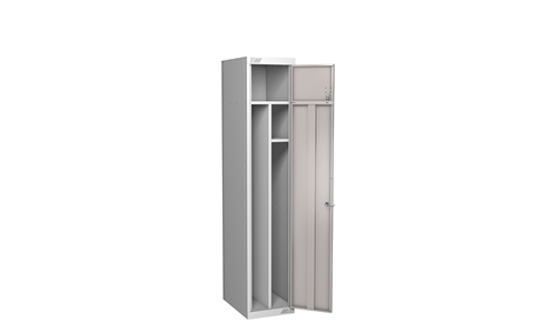 Personal Workwear Locker - 1800h x 380w x 450d mm - CAM Lock - Door Colour Light Grey
