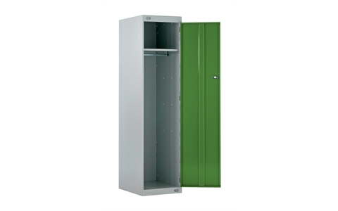 Police Locker - 1800h x 600w x 600d mm - CAM Lock - Door Colour Green