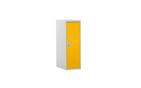 1 Door Half Height Lockers 896h x 300w x 450d mm - CAM Lock - Door Colour Yellow