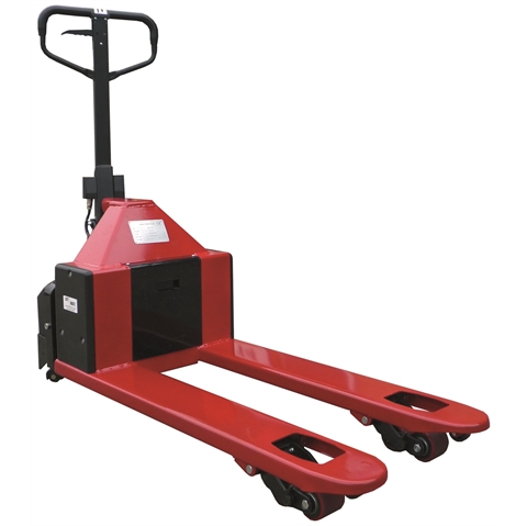 Semi-Electric Pallet Truck - Capacity: 1500kg - Fork Length: 1150mm - Width Over Forks: 540mm - Lift Height 85-205mm